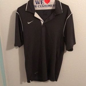 Men’s Nike Dri-fit Grey Golf Shirt